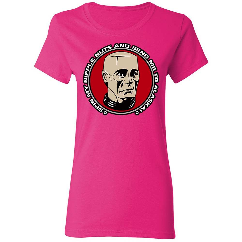 Women's T-Shirt - Q9EH9XB7 - Heliconia - 5