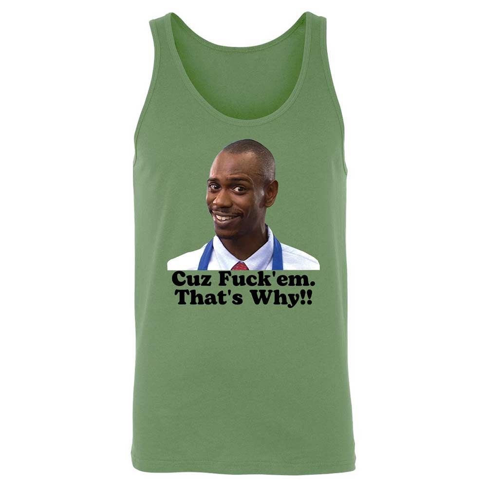 Unisex Jersey Tank - BJUU7P59 - Leaf - 5
