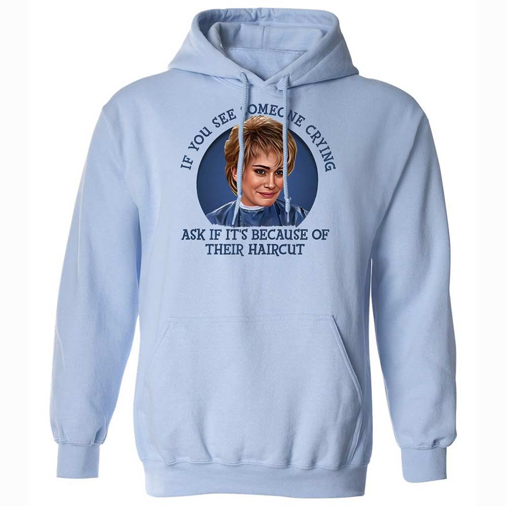 Classic Unisex Hoodie - B1YLXYDT - Light Blue - 5