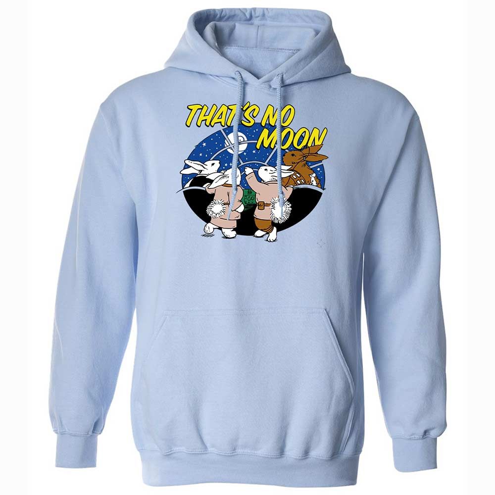 Classic Unisex Hoodie - White - Light Blue - 5