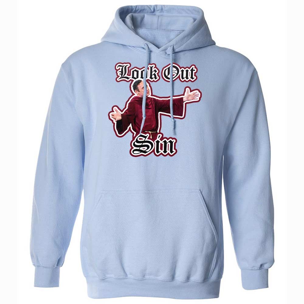 Classic Unisex Hoodie - UBE9P4VL - Light Blue - 5