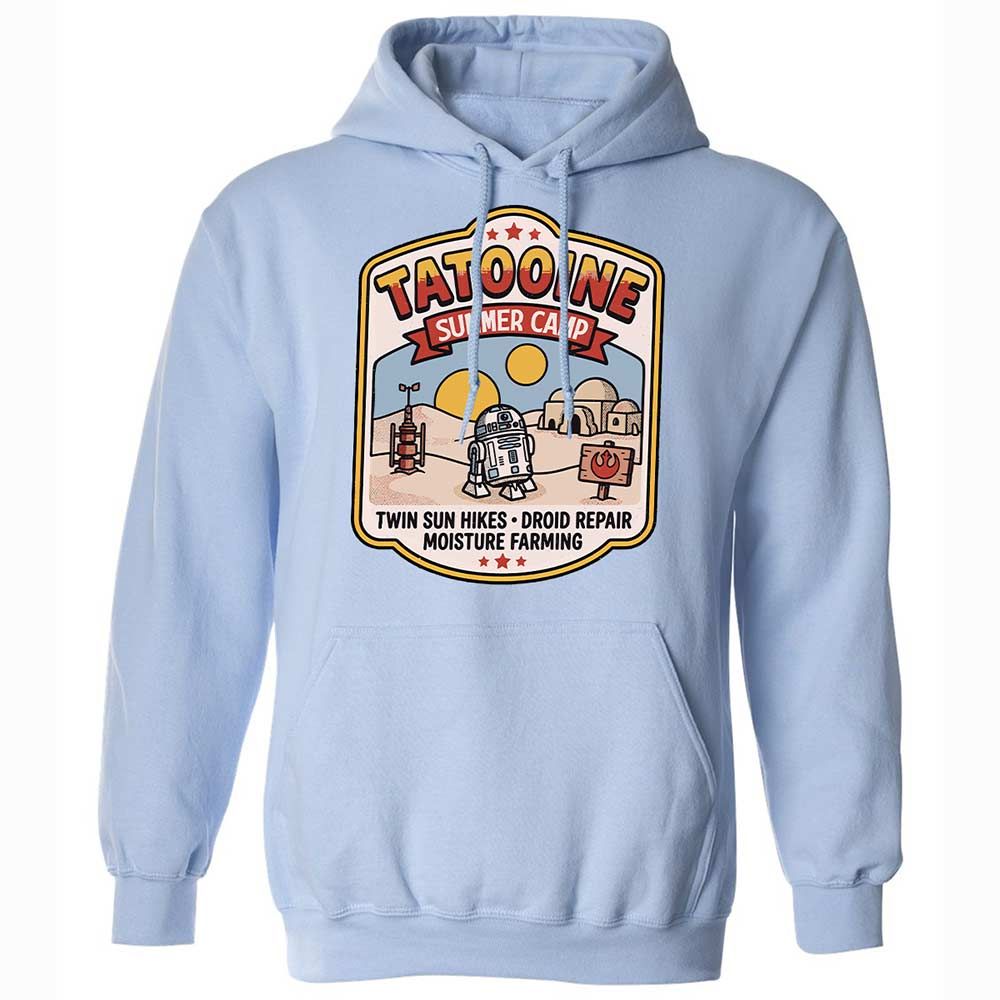 Classic Unisex Hoodie - 3DSWXD85 - Light Blue - 5