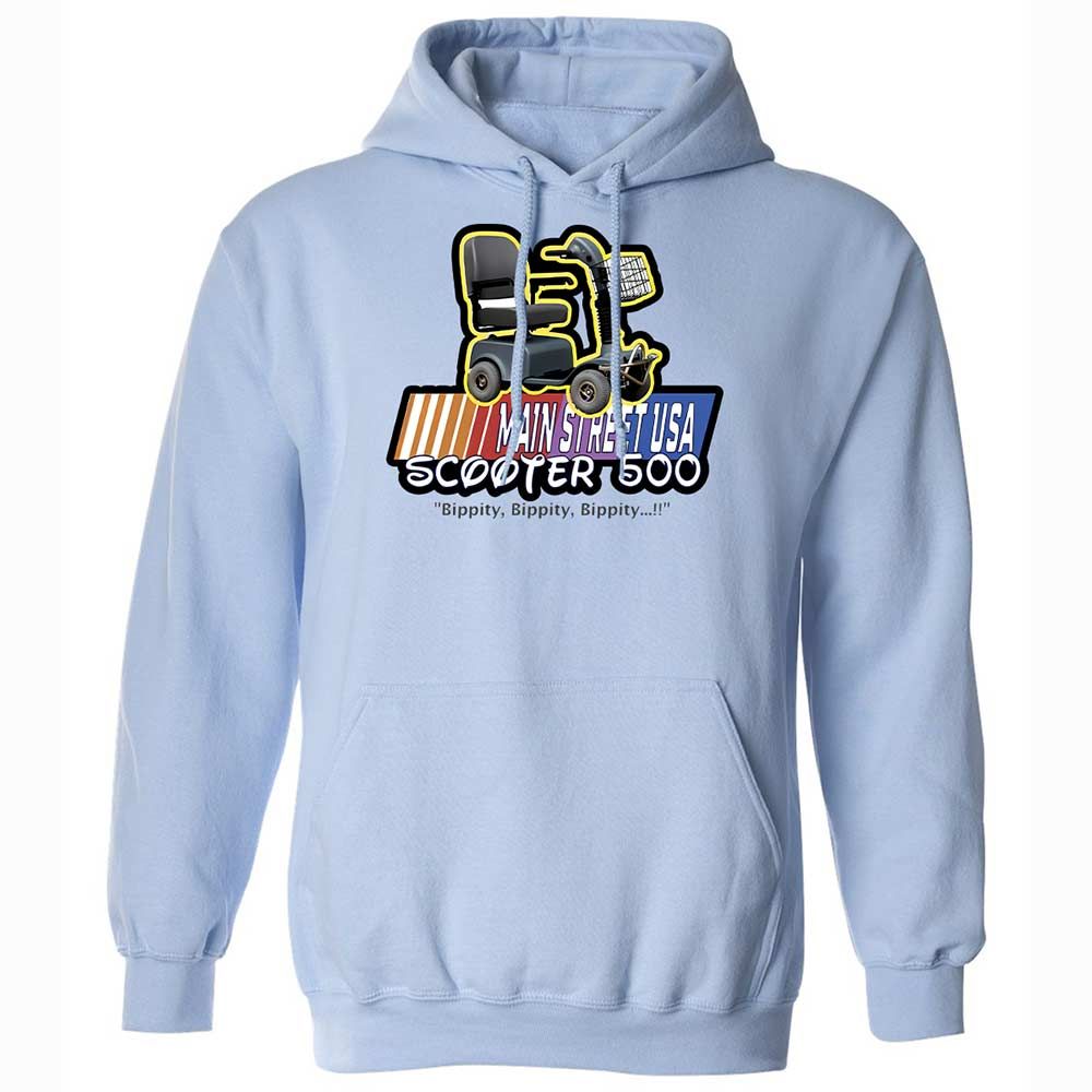 Classic Unisex Hoodie - 3PDCHASF - Light Blue - 5