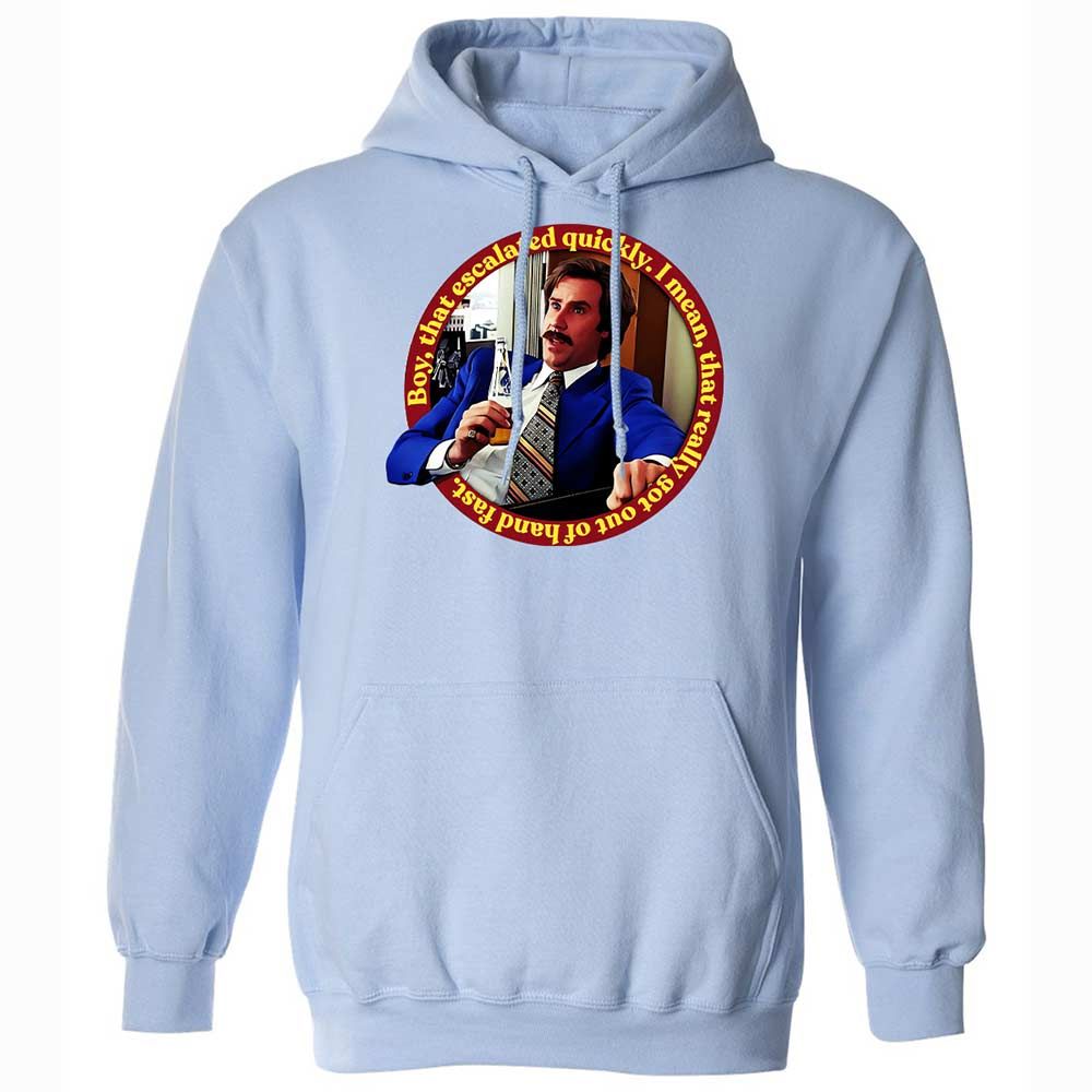 Classic Unisex Hoodie - LG9LUTZF - Light Blue - 5