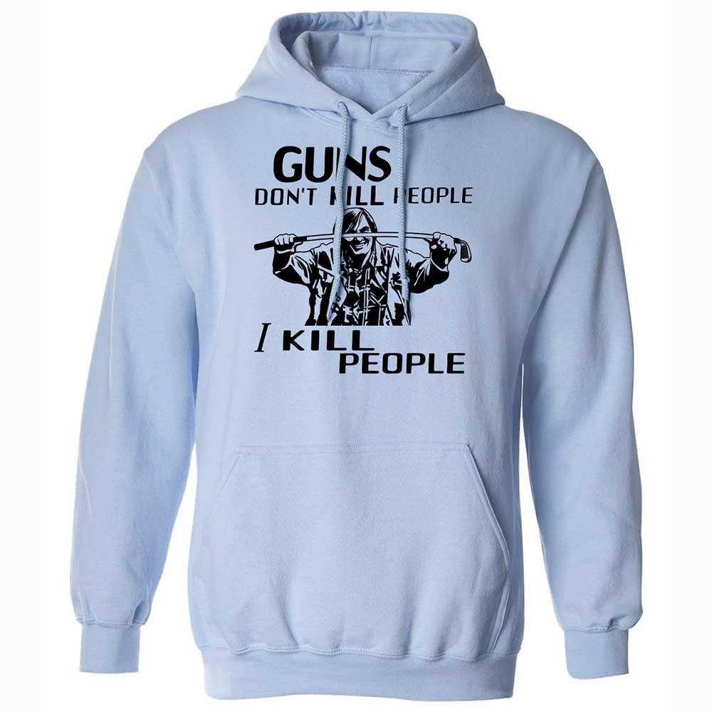 Classic Unisex Hoodie - B9K9P83V - Light Blue - 5