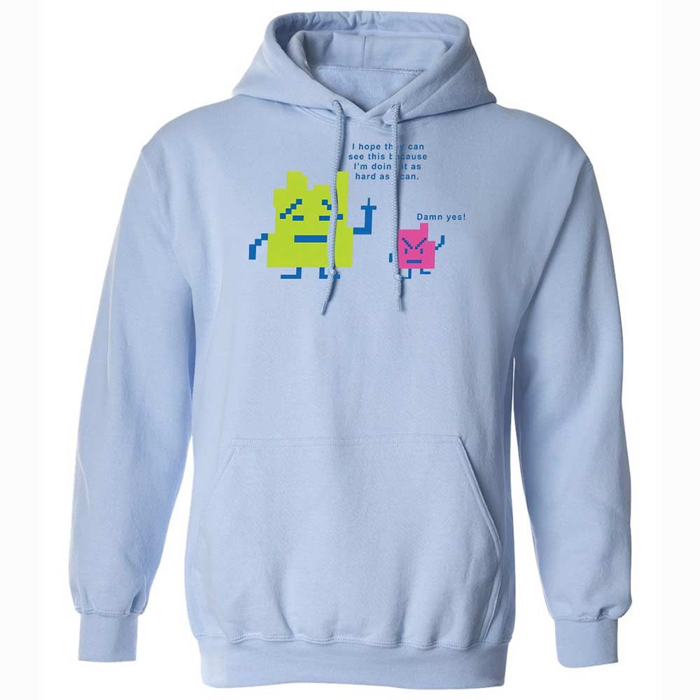 Classic Unisex Hoodie - YE1P2WXT - Light Blue - 5