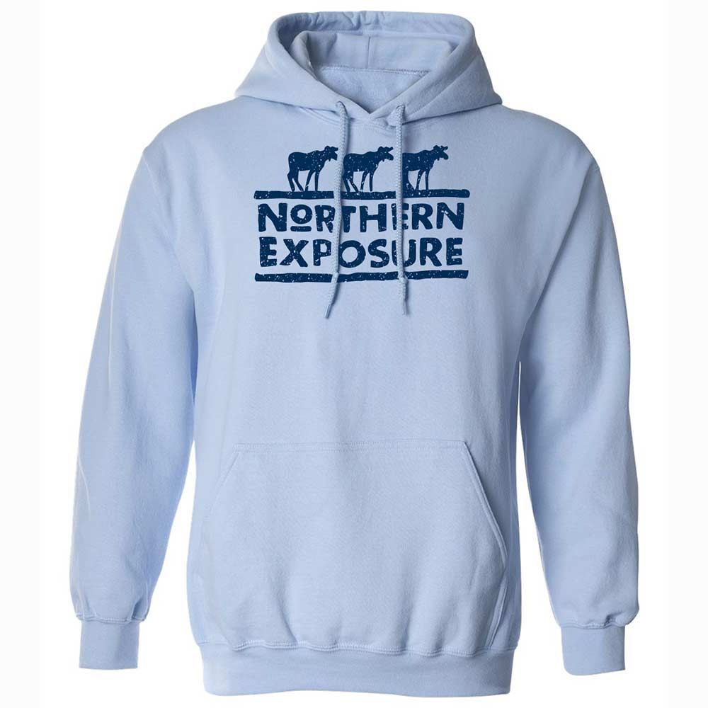 Classic Unisex Hoodie - WWSGM739 - Light Blue - 5
