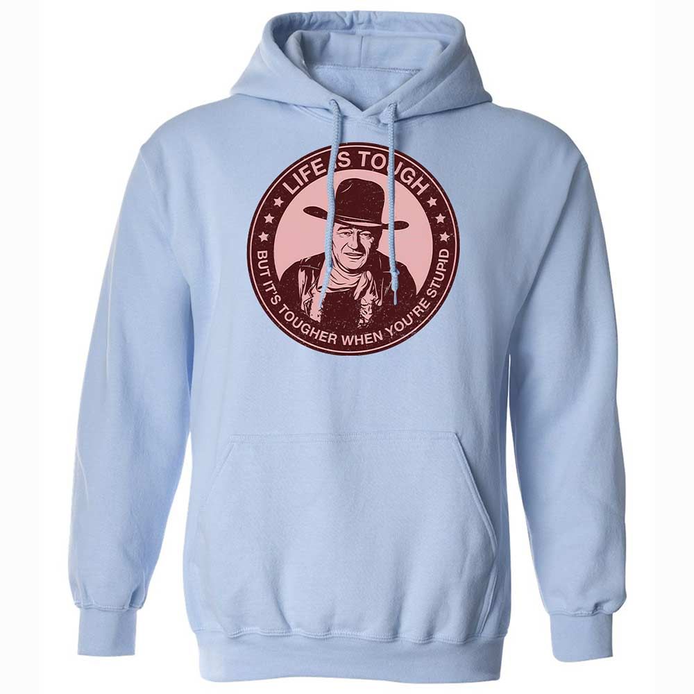 Classic Unisex Hoodie - RLE6U2HD - Light Blue - 5