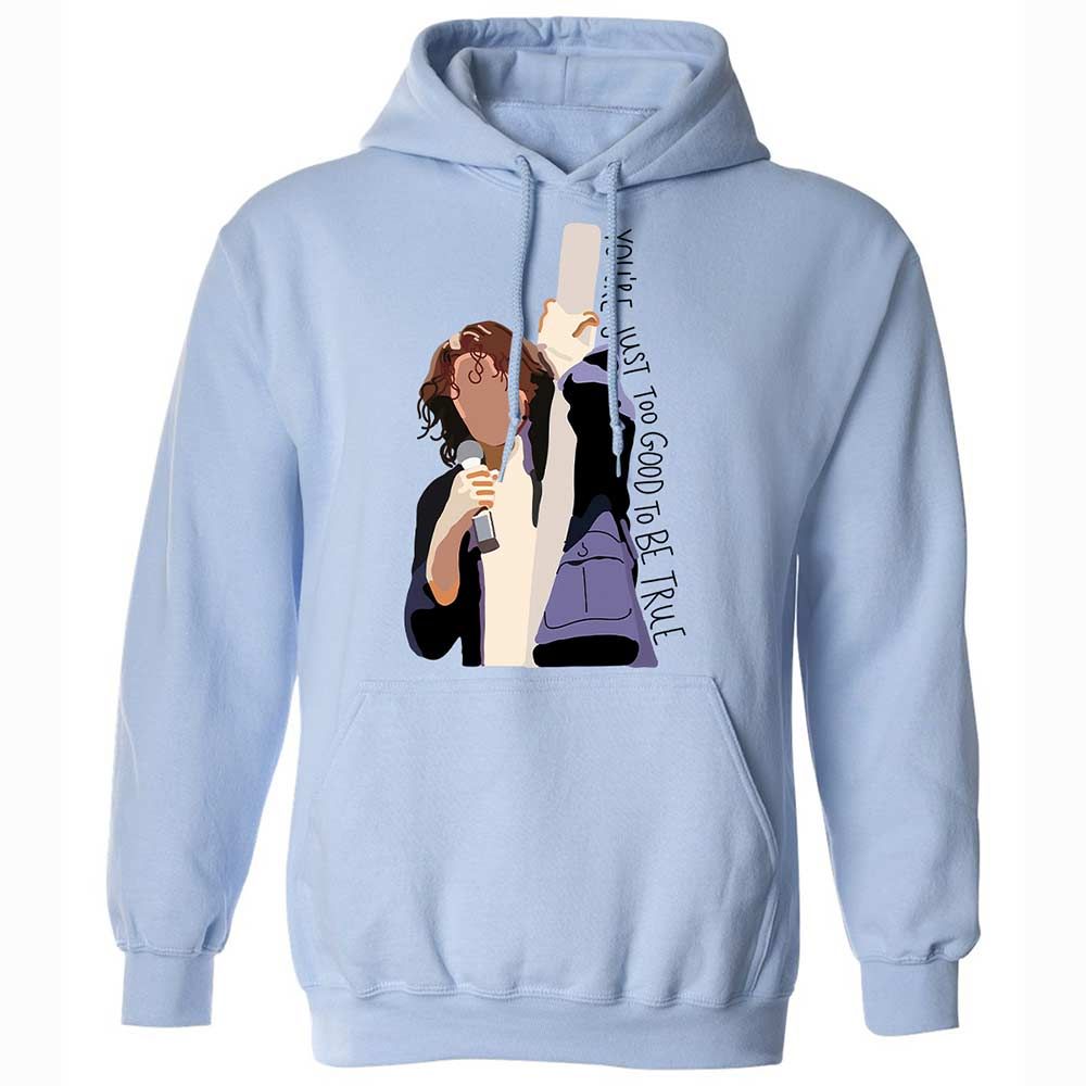 Classic Unisex Hoodie - LA1AH9SR - Light Blue - 5