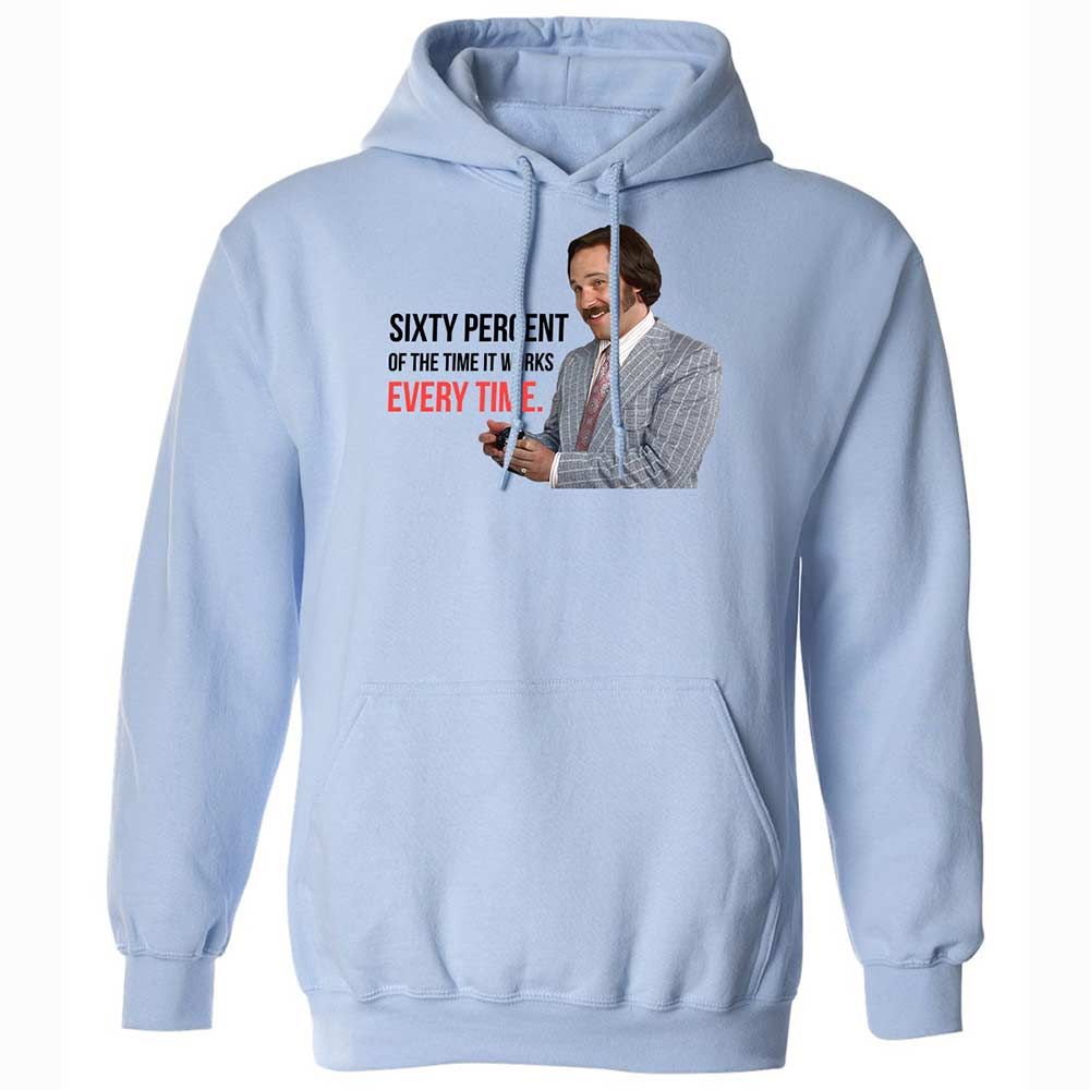 Classic Unisex Hoodie - A1W9L5MJ - Light Blue - 5