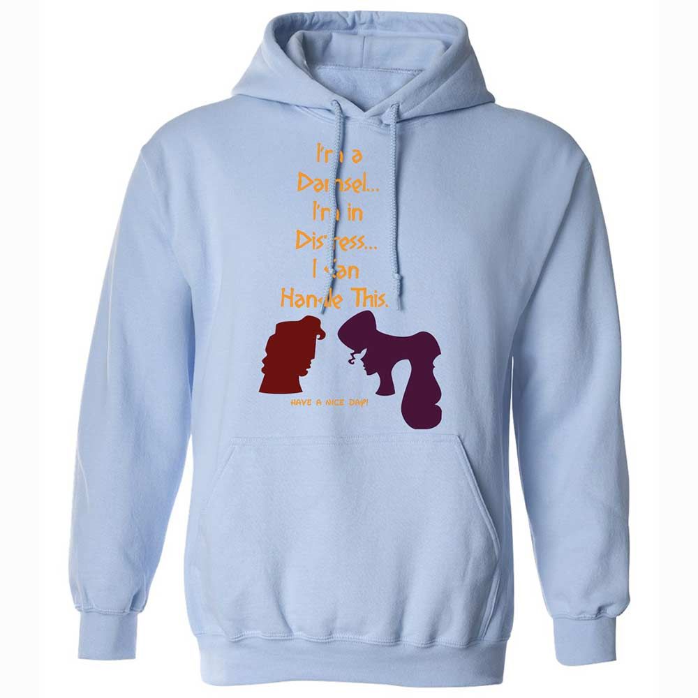 Classic Unisex Hoodie - WPZ2HV6S - Light Blue - 5