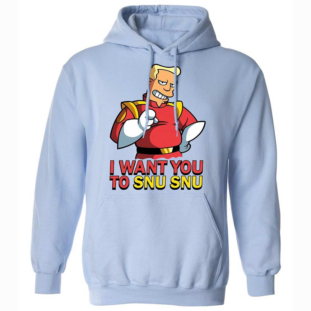 Classic Unisex Hoodie - BUMWNBCK - Light Blue - 5
