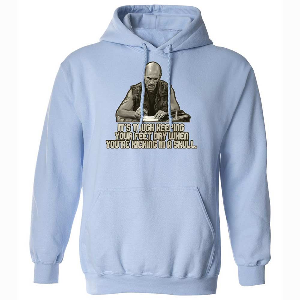 Classic Unisex Hoodie - V8Y1JRCS - Light Blue - 5