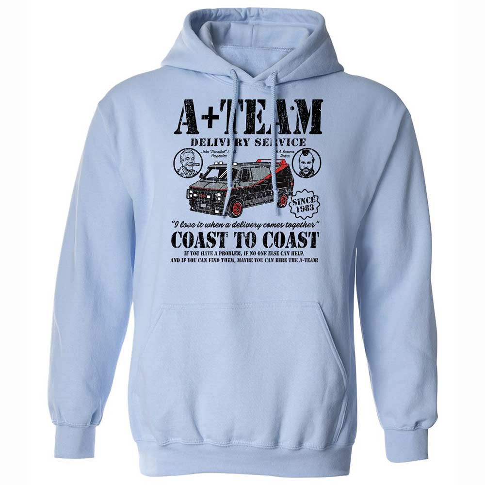 Classic Unisex Hoodie - KVA9JXD4 - Light Blue - 5