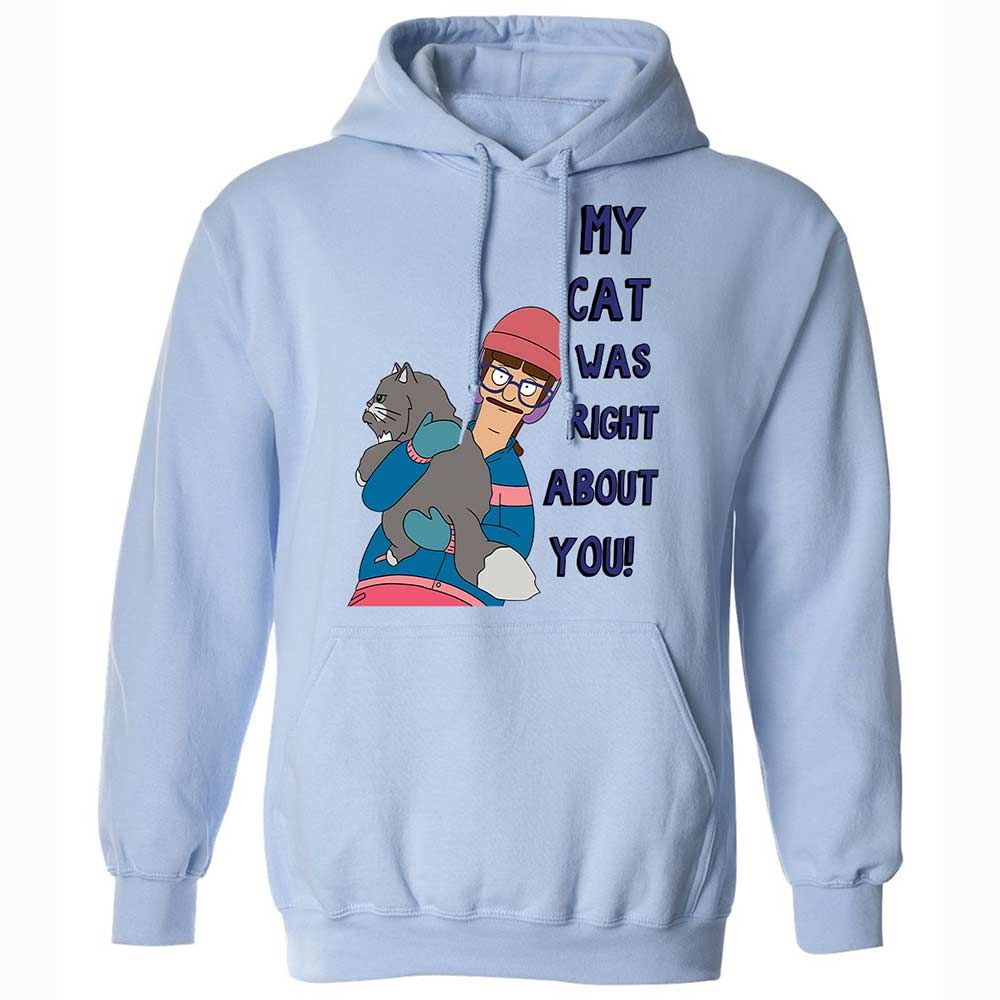 Classic Unisex Hoodie - 9QZVQA74 - Light Blue - 5