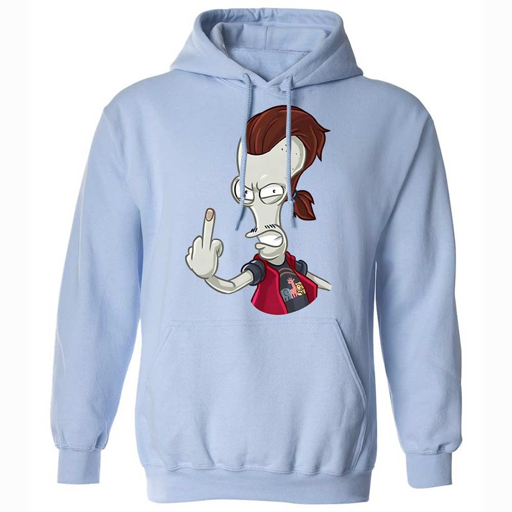 Classic Unisex Hoodie - UF1L7RK8 - Light Blue - 5