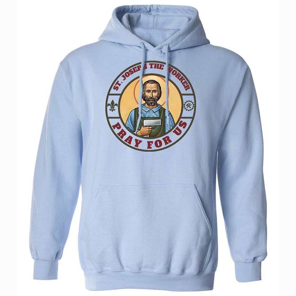 Pray for Us - Light Blue - 5