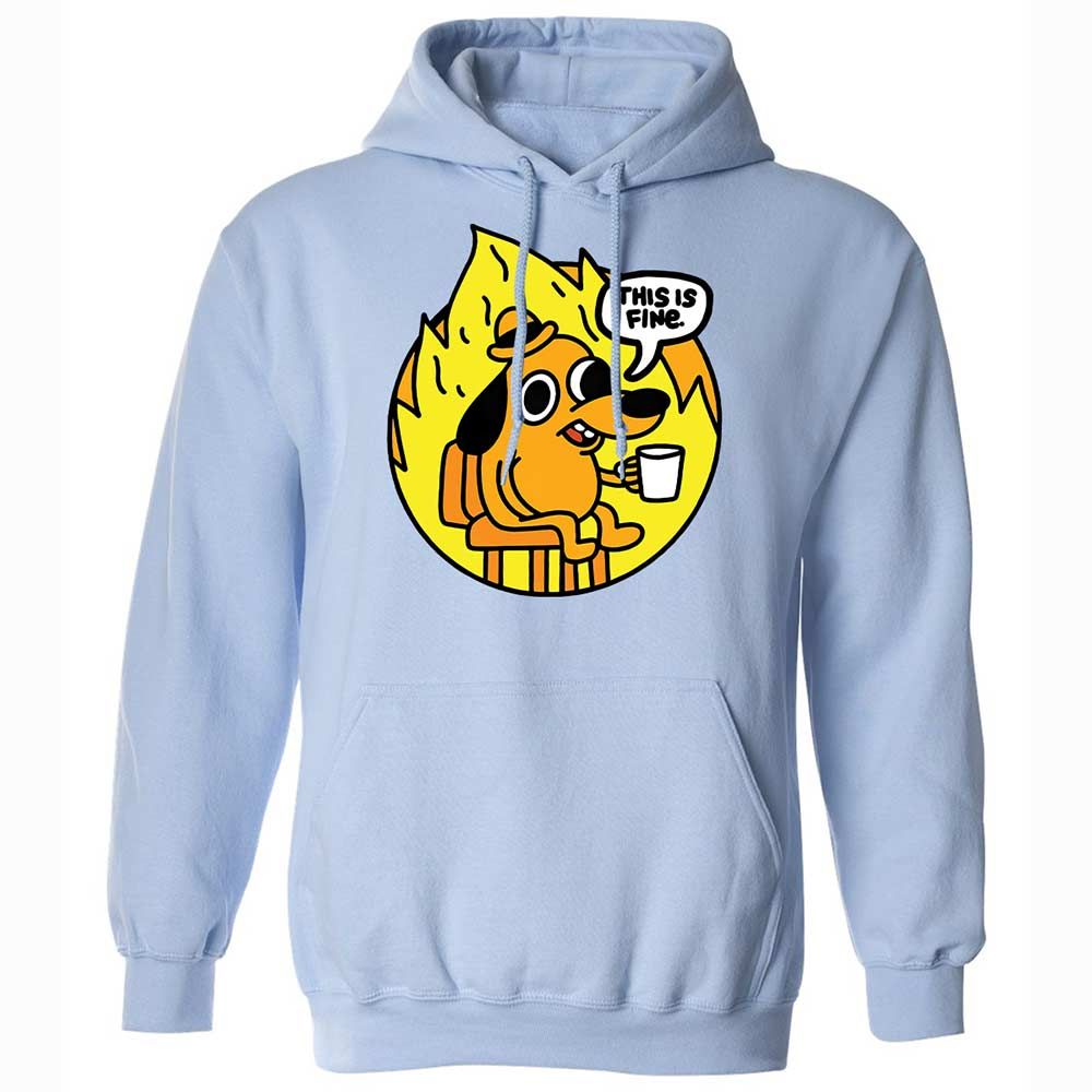 This is Fine - Light Blue - 5