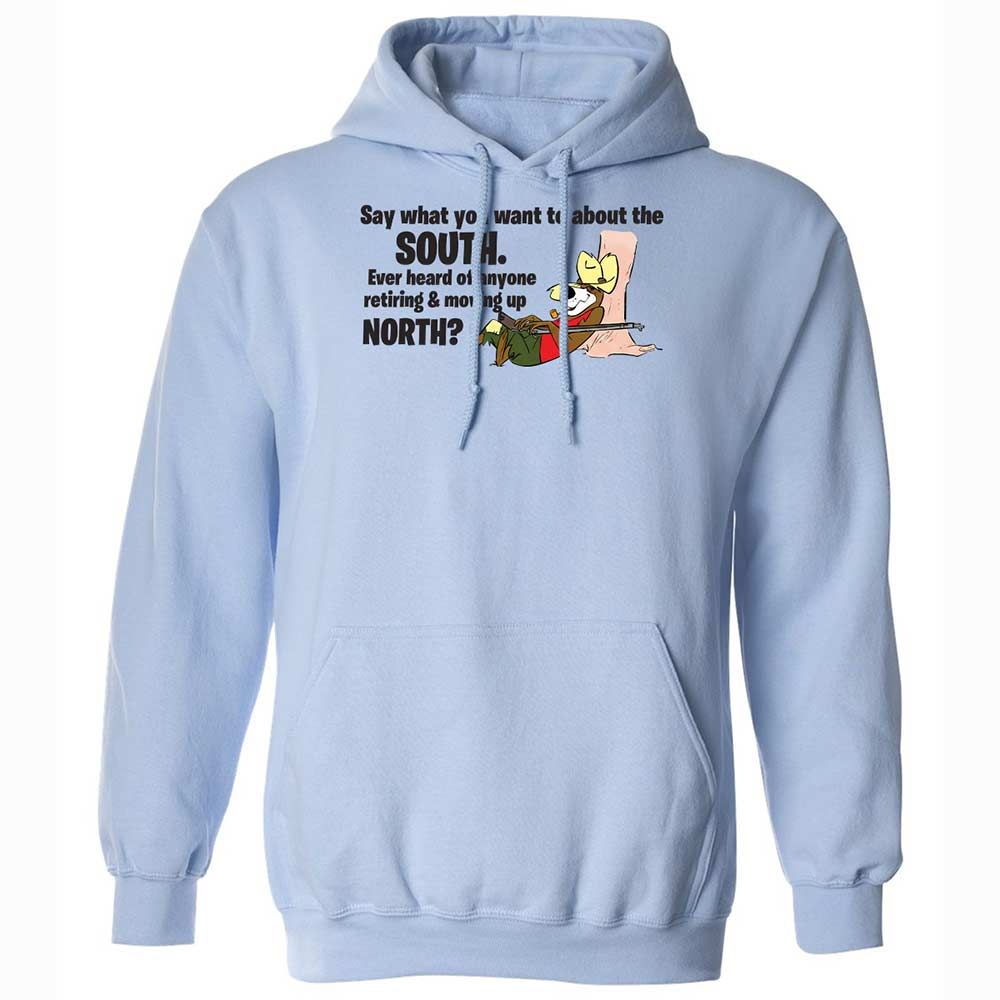 Classic Unisex Hoodie - WBRB98PH - Light Blue - 5
