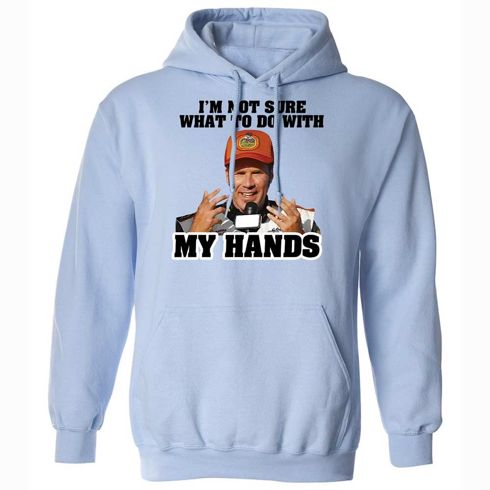 I'm Not Sure What To Do With My Hands - Light Blue - 5