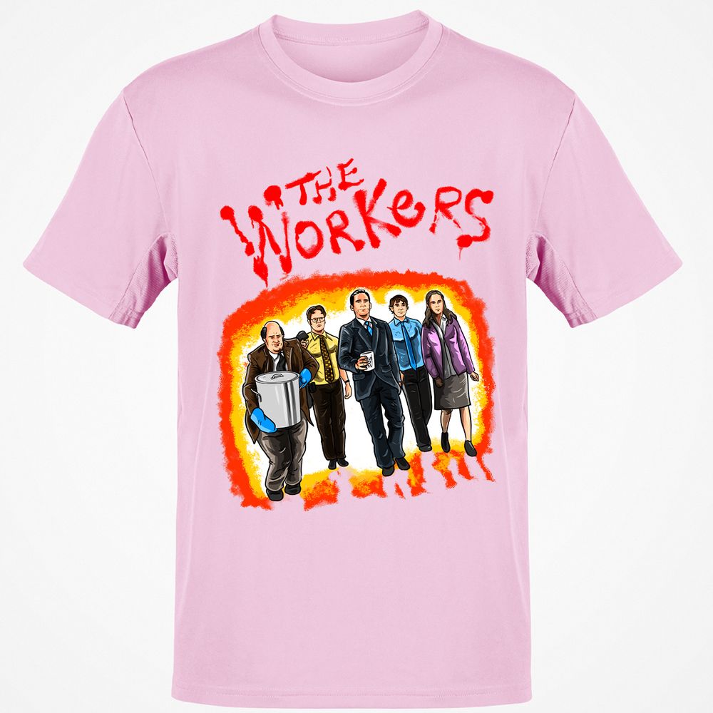 Classic Unisex T-Shirt - UHVM91M6 - Light Pink - 5