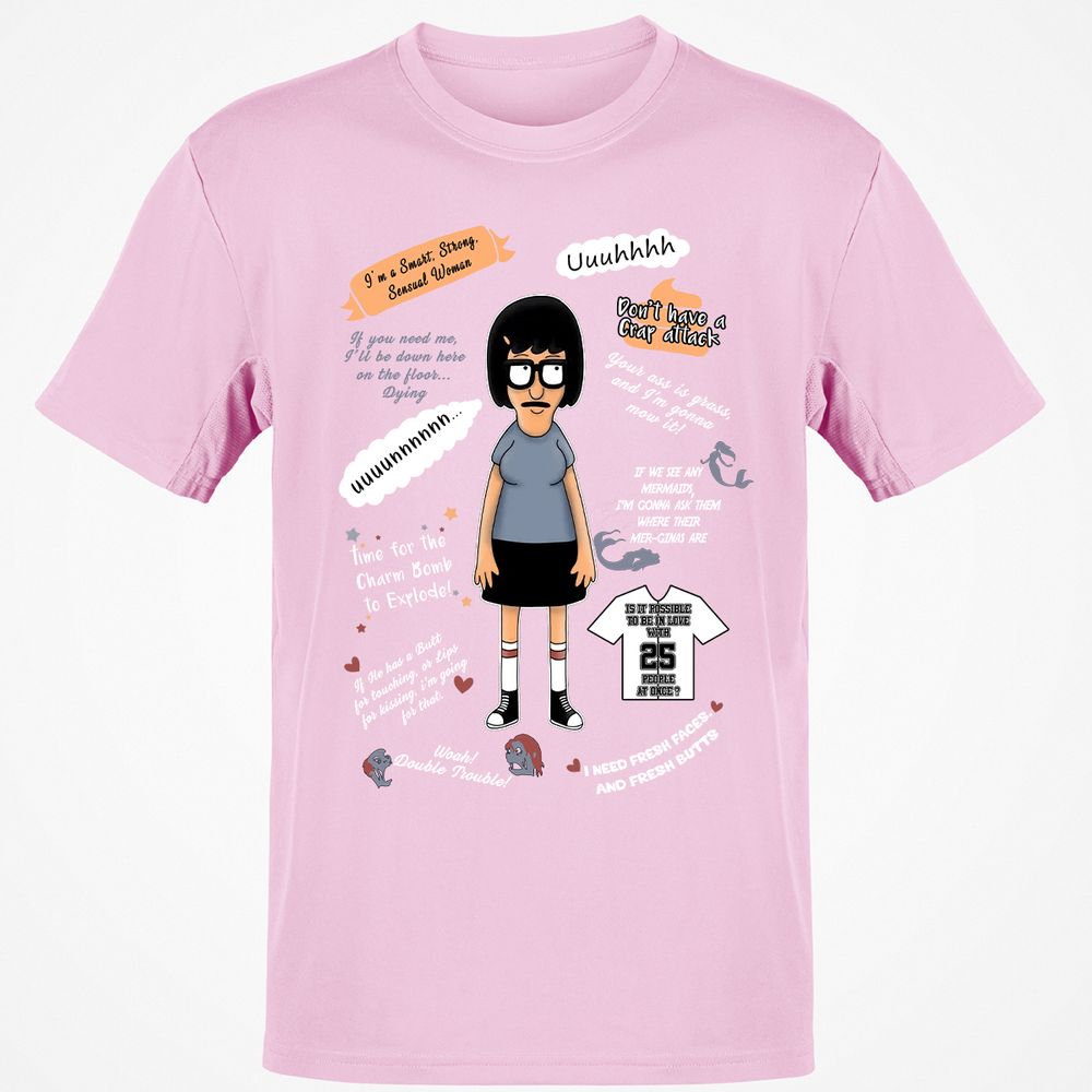 Classic Unisex T-Shirt - DWEBYJPG - Light Pink - 5