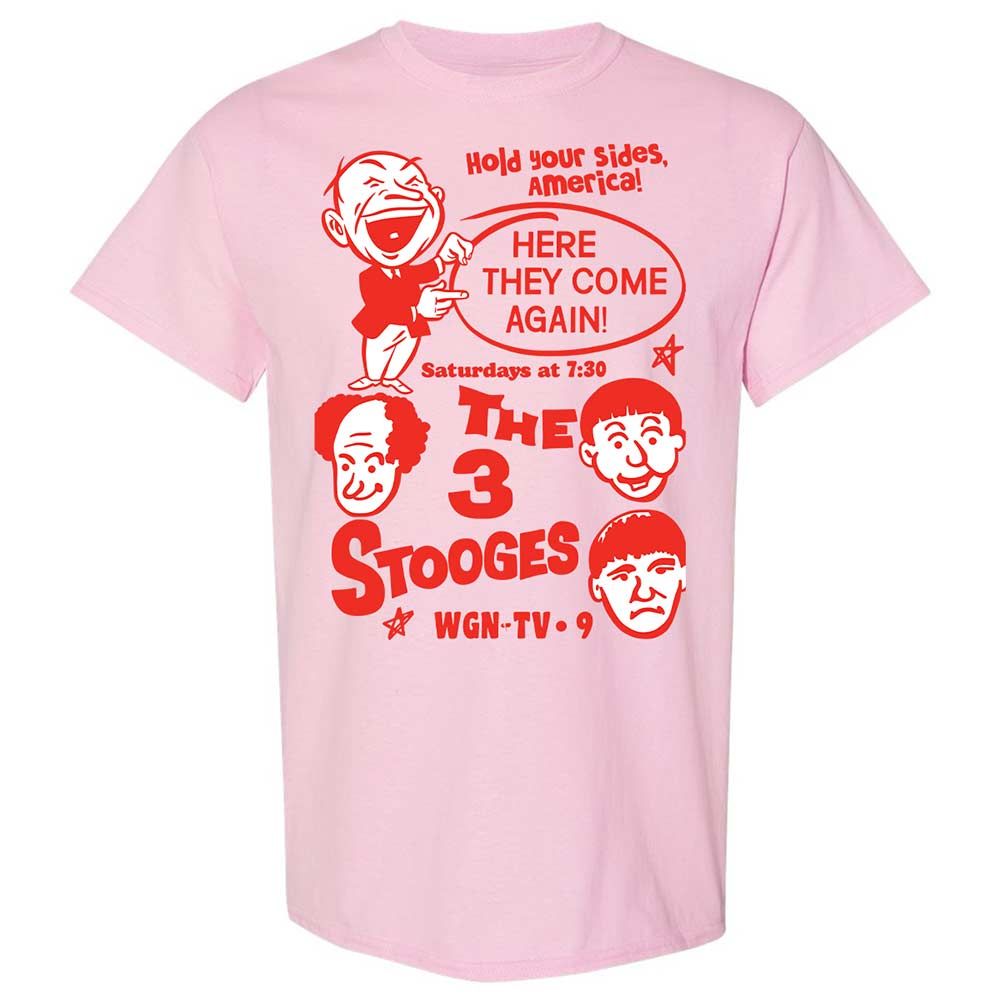 The 3 Stooges - Light Pink - 5