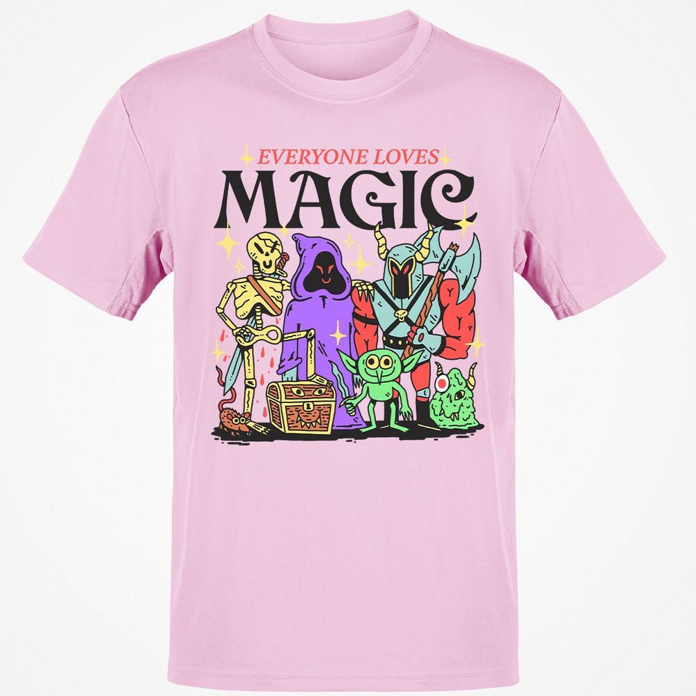 Classic Unisex T-Shirt - B144LVFZ - Light Pink - 5