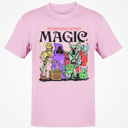 Classic Unisex T-Shirt - B144LVFZ - Light Pink - 5