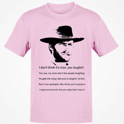 Clint Eastwood Mule Quote - Light Pink - 5