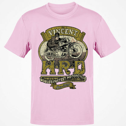 Vincent HRD Motorcycles 1928 - Light Pink - 5