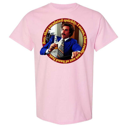 Classic Unisex T-Shirt - Q9J1EGS1 - Light Pink - 5
