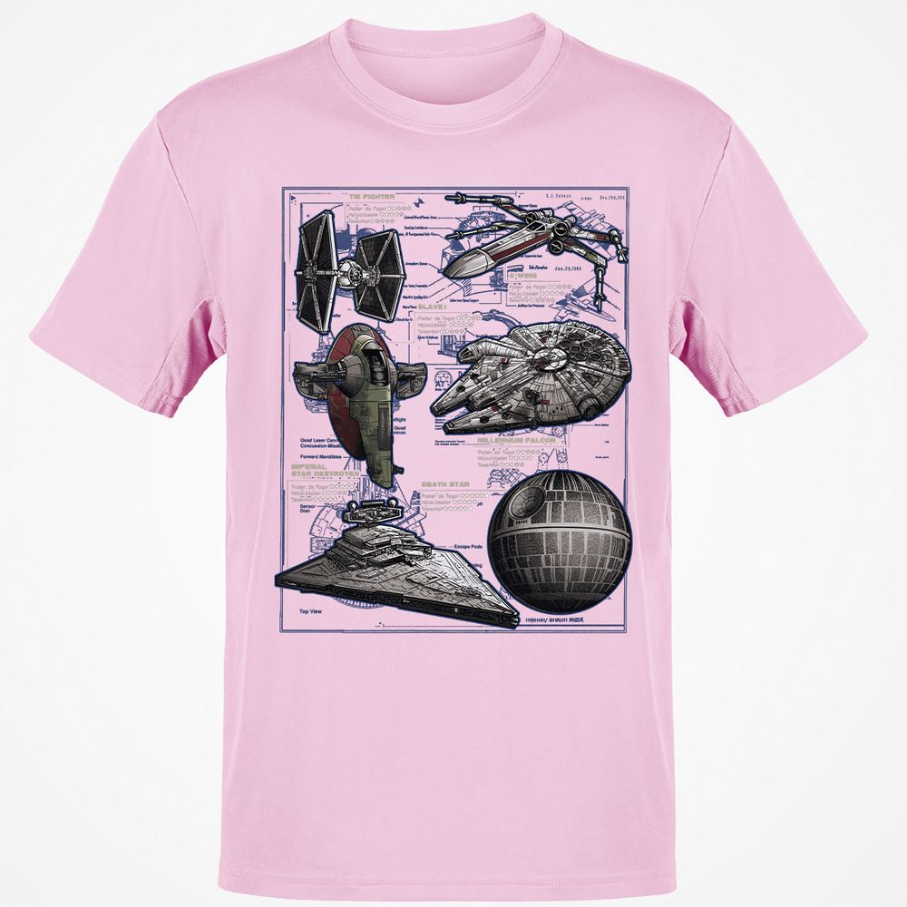 Classic Unisex T-Shirt - HCP2XQNW - Light Pink - 5