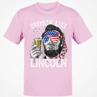 Classic Unisex T-Shirt - R8PGQ19S - Light Pink - 5