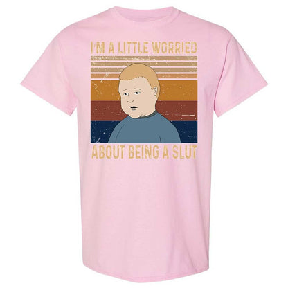 I'm a Little Worried About Being a Slut - Light Pink - 5