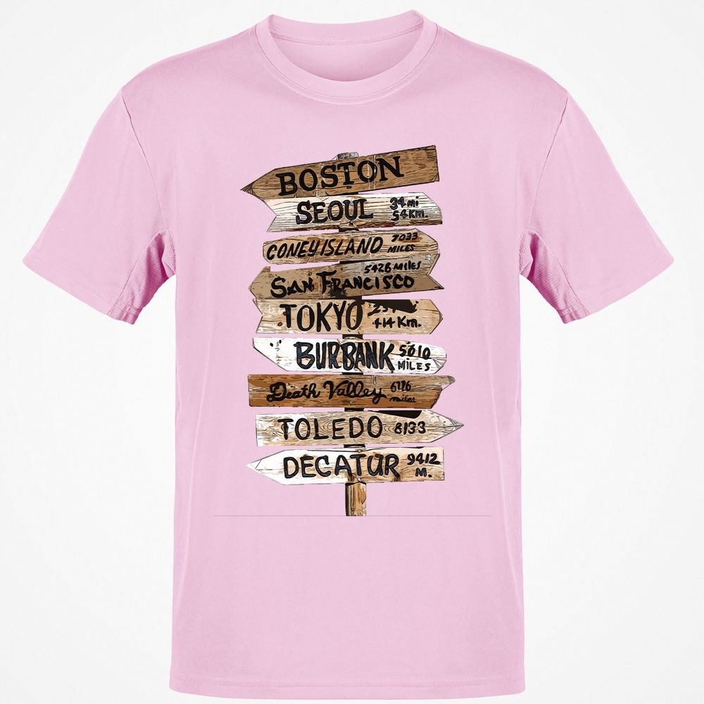Classic Unisex T-Shirt - VMN9CBMP - Light Pink - 5