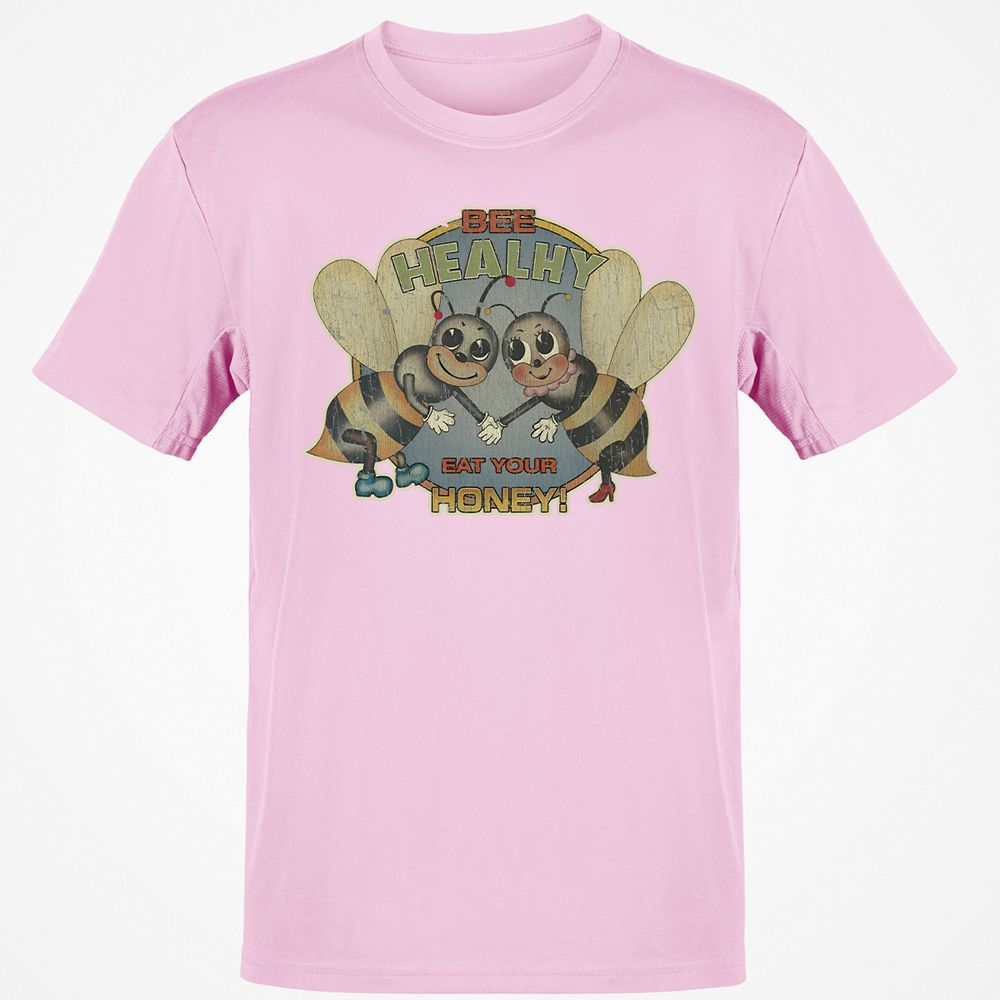 Bee Healthy Eat Your Honey - Light Pink - 5