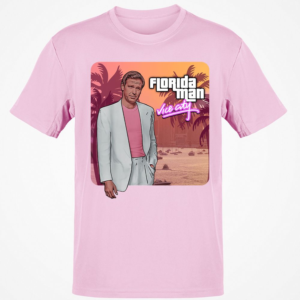 Classic Unisex T-Shirt - JH3Q8ZWF - Light Pink - 5