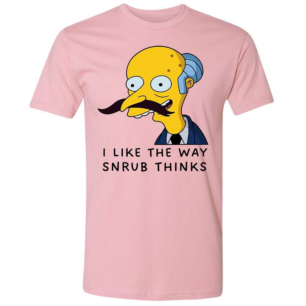 I Like the Way Snrub Thinks - Light Pink - 5