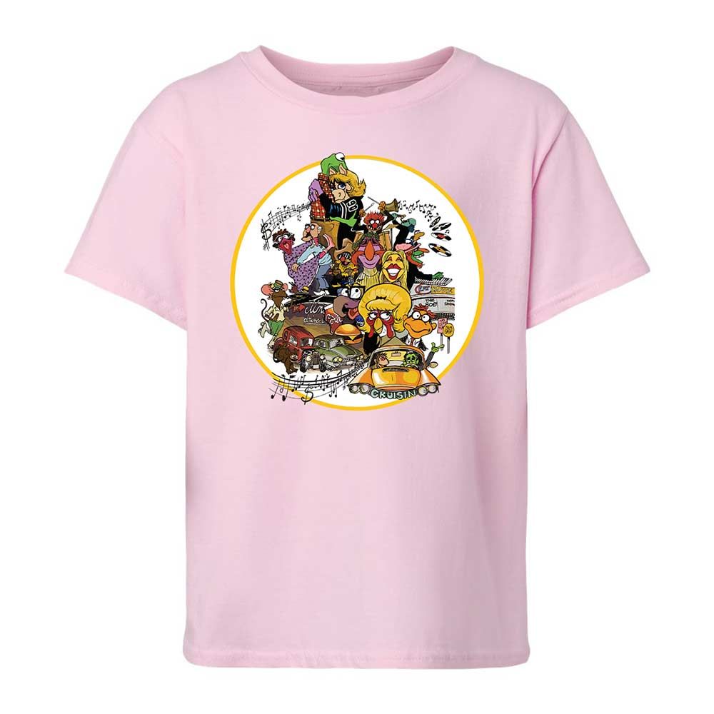 Muppet Graffiti - Light Pink - 5