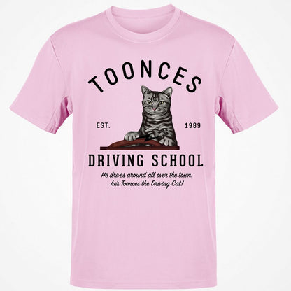 Funny Cat Driving School - Light Pink - 5