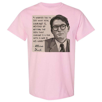 Real Courage Quote - Light Pink - 5