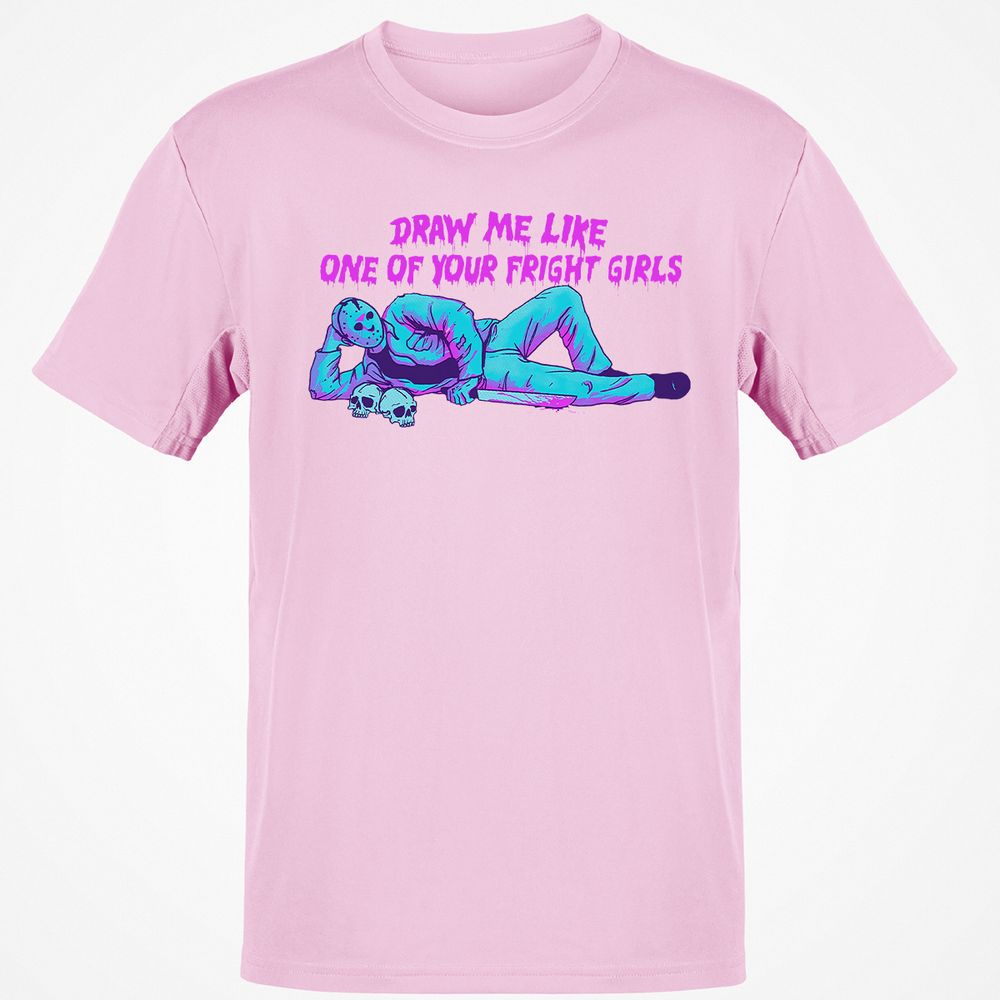 Classic Unisex T-Shirt - XU5EPB9W - Light Pink - 5