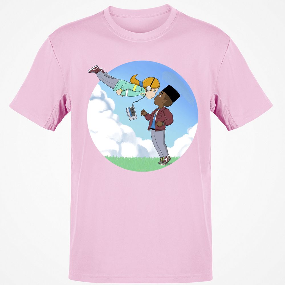 Classic Unisex T-Shirt - Y6QMV4UW - Light Pink - 5