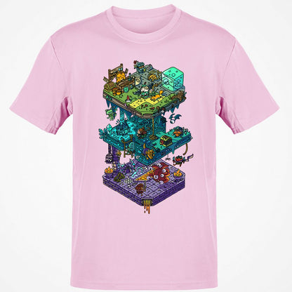 Classic Unisex T-Shirt - QXH67KLV - Light Pink - 5