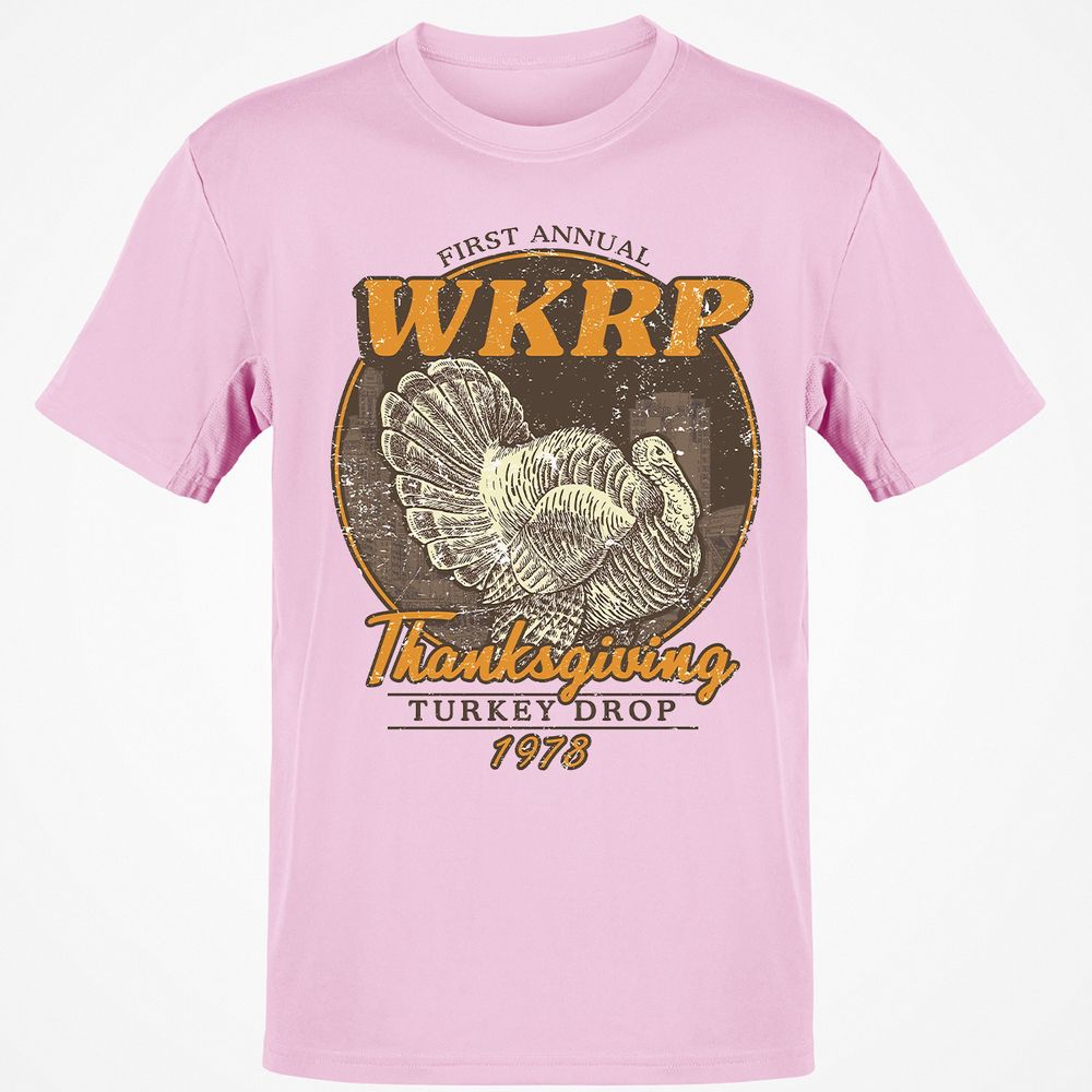 WKRP Turkey Drop - Light Pink - 5