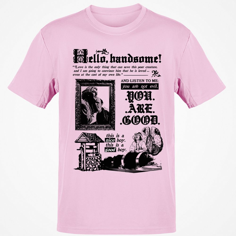 Classic Unisex T-Shirt - K5G5XZBJ - Light Pink - 5