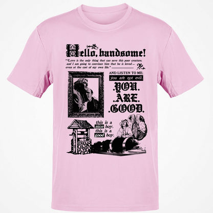 Classic Unisex T-Shirt - K5G5XZBJ - Light Pink - 5