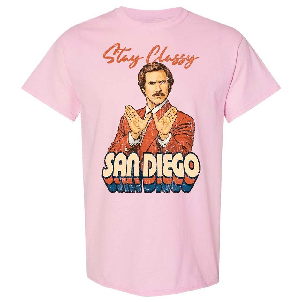 Classic Unisex T-Shirt - B496NW6Y - Light Pink - 5