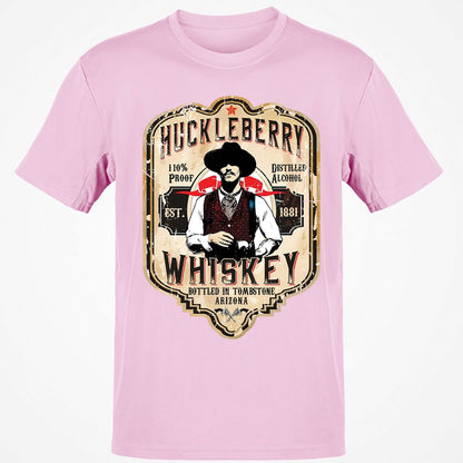 Huckleberry Whiskey Label - Light Pink - 5